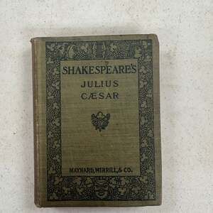 Antique 1900 Shakespeare's Julius Caesar Pocket Book Kellogg Edition